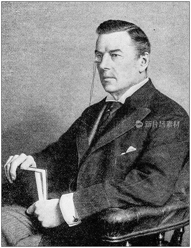 古董照片:Joseph Chamberlain